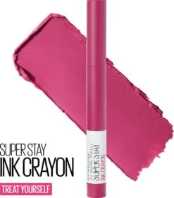Maybelline SuperStay Ink Crayon Matte Lippenstift - 35 Treat Yourself - Roze -14 Gr 37 Maybelline SuperStay Ink Crayon Matte Lippenstift - 35 Treat Yourself - Roze -14 Gr -Cosmetica Aanbiedingen 1058x1200