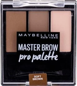 Maybelline Master Brow Design Kit - 3 Soft Brown - Bruin - Wenkbrauw Set -Cosmetica Aanbiedingen 1079x1200