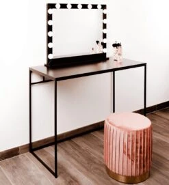 Make Up Spiegel Met Verlichting | Vivo | Hollywood Spiegel | Zwart | Touch | 3 Standen | 70x54 -Cosmetica Aanbiedingen 1094x1200 1