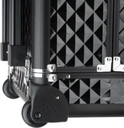 Dreamble Make-up Koffer - Make-up Trolley - Zwart - Rijdbaar - Met Wieltjes - Compact - 8 Vakken - Met Slot - 2 Sleutels -Cosmetica Aanbiedingen 1161x1200