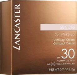 Lancaster Sun 365 Compact Bronzing Creme SPF 30 - 03 Golden Glow - 10 G -Cosmetica Aanbiedingen 1200x1170 6