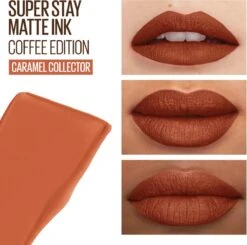 Maybelline SuperStay Matte Ink Lipstick Coffee Collection Limited Edition - 265 Caramel Collector - Nude Lippenstift - 5 Ml 18 Maybelline SuperStay Matte Ink Lipstick Coffee Collection Limited Edition - 265 Caramel Collector - Nude Lippenstift - 5 Ml -Cosmetica Aanbiedingen 1200x1192 1