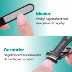 FreshDragon Nagelknipper Set Met Nagelvijl - Nagelset Tegen Kalknagels - Nageltang - Teennagelknipper -Cosmetica Aanbiedingen 1200x1200 161