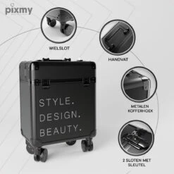 PIXMY® - MT130-S - Make Up Koffer - Cosmetica Koffer - DESIGN -Cosmetica Aanbiedingen 1200x1200 191