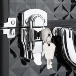 Dreamble Make-up Koffer - Make-up Trolley - Zwart - Rijdbaar - Met Wieltjes - Compact - 8 Vakken - Met Slot - 2 Sleutels -Cosmetica Aanbiedingen 1200x1200 296