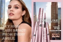 Maybelline Lash Sensational Sky High Waterproof - Zwart - Lengte Mascara - 6 Ml -Cosmetica Aanbiedingen 1200x815