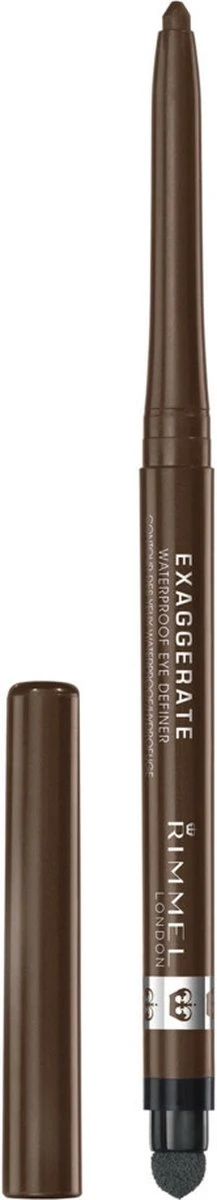 Rimmel London Rimmel Exaggerate Waterproof Eye Definer - 212 Rich Brown 3 Rimmel London Rimmel Exaggerate Waterproof Eye Definer - 212 Rich Brown - Afbeelding 3