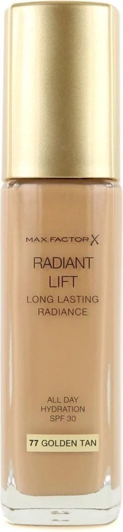 Max Factor Radiant Lift FD - 77 Golden Tan -Cosmetica Aanbiedingen 279x1200 5