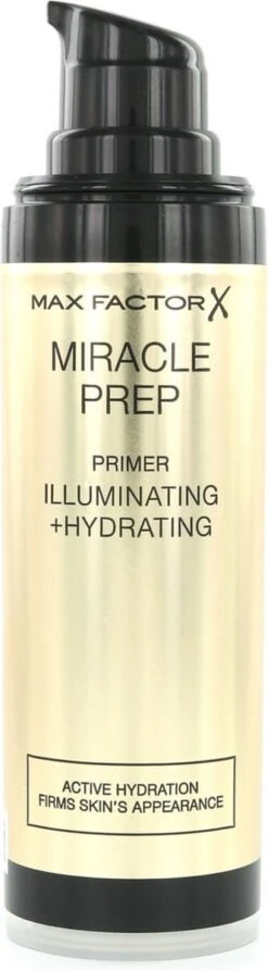 Max Factor Miracle Prep Primer Illuminating & Hydrating - 000 Transparant - 30 Ml -Cosmetica Aanbiedingen 332x1200