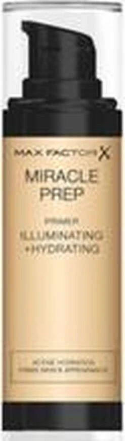 Max Factor Miracle Prep Primer Illuminating & Hydrating - 000 Transparant - 30 Ml -Cosmetica Aanbiedingen 341x1200 4