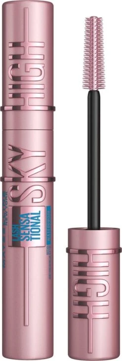 Maybelline Lash Sensational Sky High Waterproof - Zwart - Lengte Mascara - 6 Ml