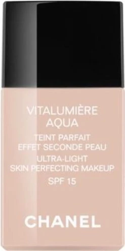 Chanel Vitalumiere Aqua Foundation - 30 Beige - SPF15 - 30 Ml -Cosmetica Aanbiedingen 600x1200 3