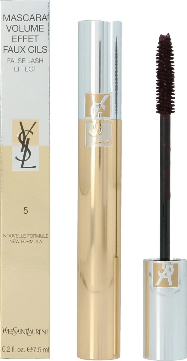 Yves Saint Laurent Mascara Volume Effet Faux-Cils - 05 Bourgogne 8 Yves Saint Laurent Mascara Volume Effet Faux-Cils - 05 Bourgogne - Afbeelding 8