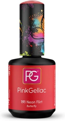 Pink Gellac - Neon Flirt - Gellak - Vegan - Roze - Glanzend - 15ml -Cosmetica Aanbiedingen 645x1200 4