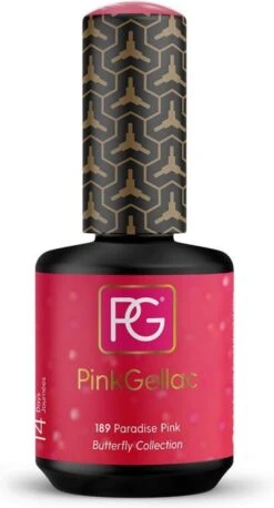 Pink Gellac - Paradise Pink - Gellak - Vegan - Roze - Glanzend - 15ml -Cosmetica Aanbiedingen 647x1200