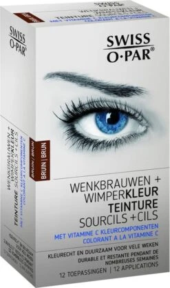 Swiss O Par - Wenkbrauw- En Wimperverf Bruin 1 Set -Cosmetica Aanbiedingen 710x1200