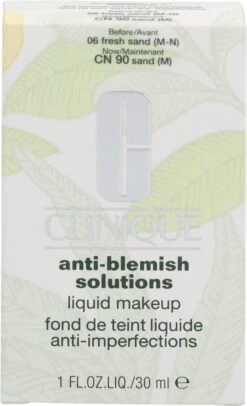 Clinique Anti Blemish Solutions Liquid Foundationl - 06 Fresh Sand -Cosmetica Aanbiedingen 730x1200