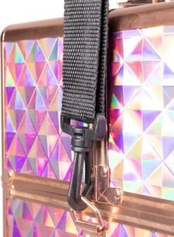 Koffer Groot Holo/Golden Rose XXL Met Opbergvakken -Cosmetica Aanbiedingen 883x1200 1