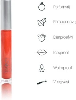 Blèzi® Lip Fix 45 Breezy Red - Lipstick - Lippenstift Langhoudend - Rood Oranje -Cosmetica Aanbiedingen 916x1200