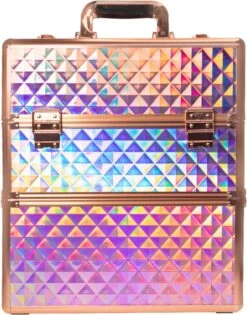 Koffer Groot Holo/Golden Rose XXL Met Opbergvakken -Cosmetica Aanbiedingen 942x1200 2