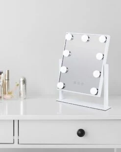 Bright Beauty Vanity Make Up Spiegel Met Verlichting - Wit - Dimbaar Met Drie Lichtstanden -Cosmetica Aanbiedingen 953x1200